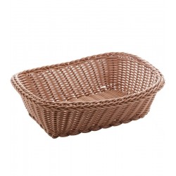 Cesta 27x20x8cm de Rattan Plastico Retangular